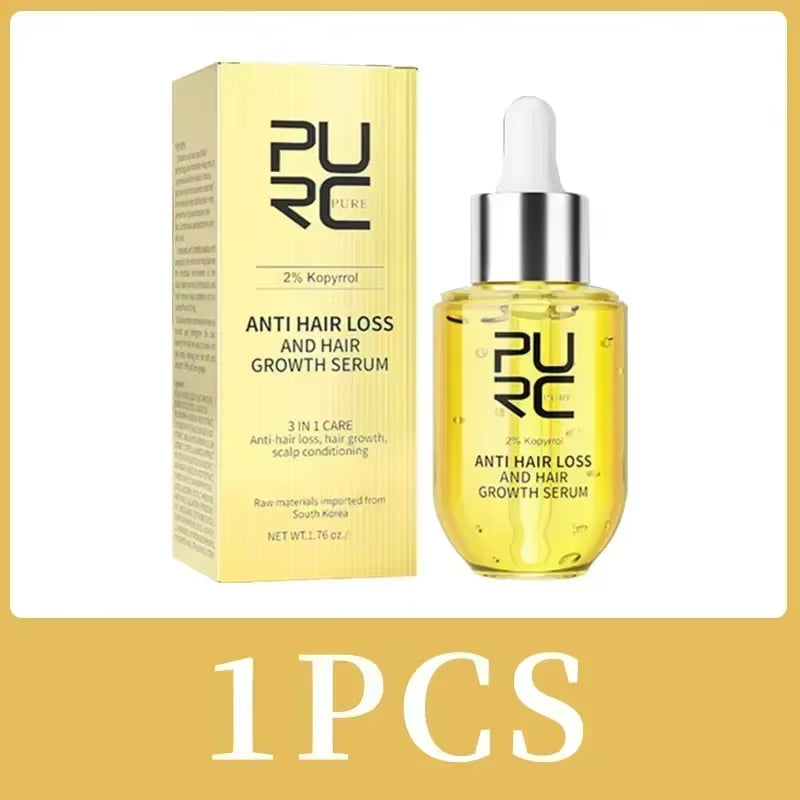 Hair Growth Serum Growing Hair Essential Oil Beauty Hair Care Dense Regrowth Ginger Promoting Regeneration