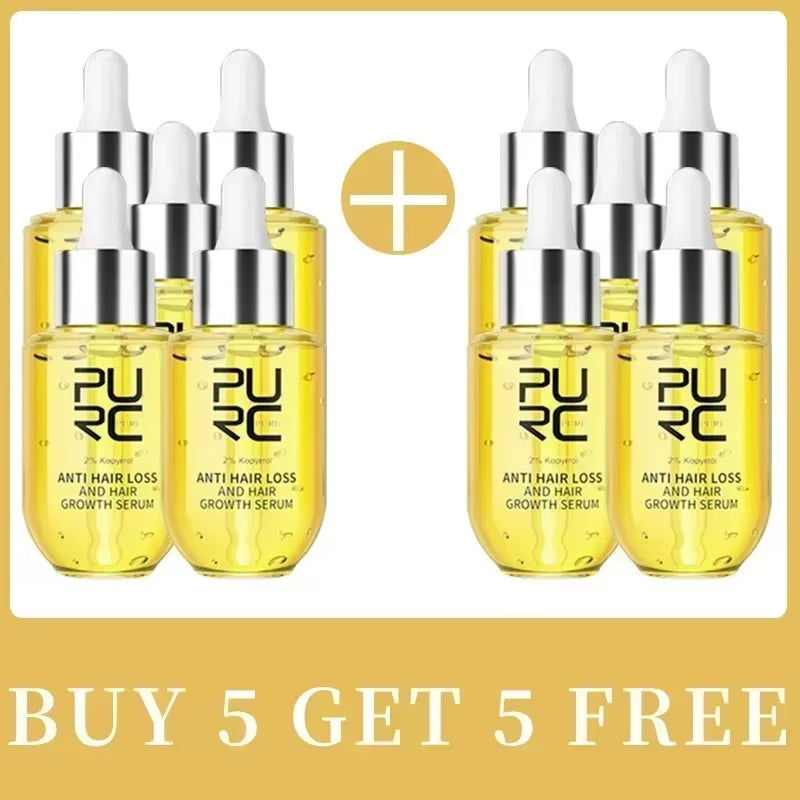 Hair Growth Serum Growing Hair Essential Oil Beauty Hair Care Dense Regrowth Ginger Promoting Regeneration